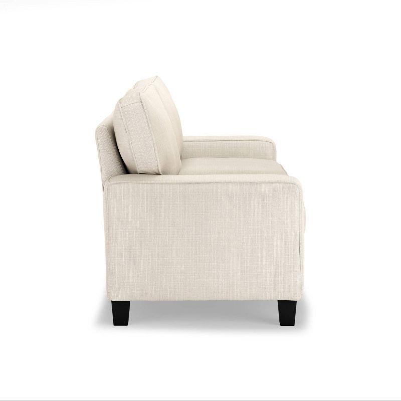 Serta Palisades 73" Track Arm Sofa, Easy Care Fabric, Soft Pillow Back, Pocket Coil Seat Cushions