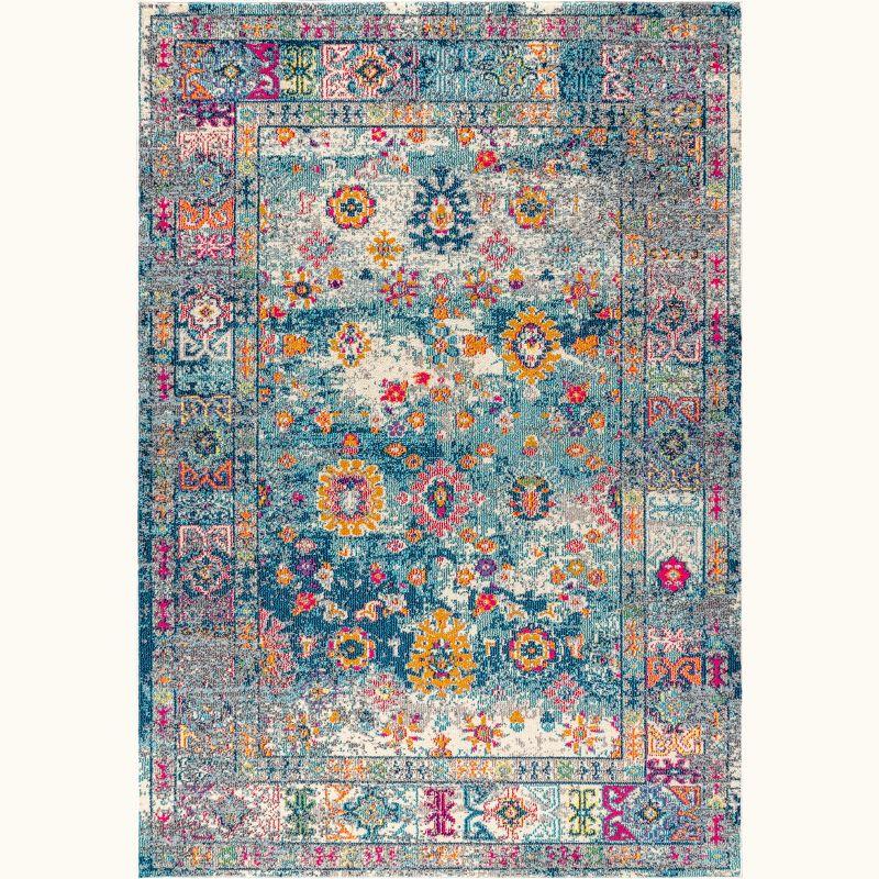 Bohemian FLAIR Boho Vintage Faded Area Rug - JONATHAN Y