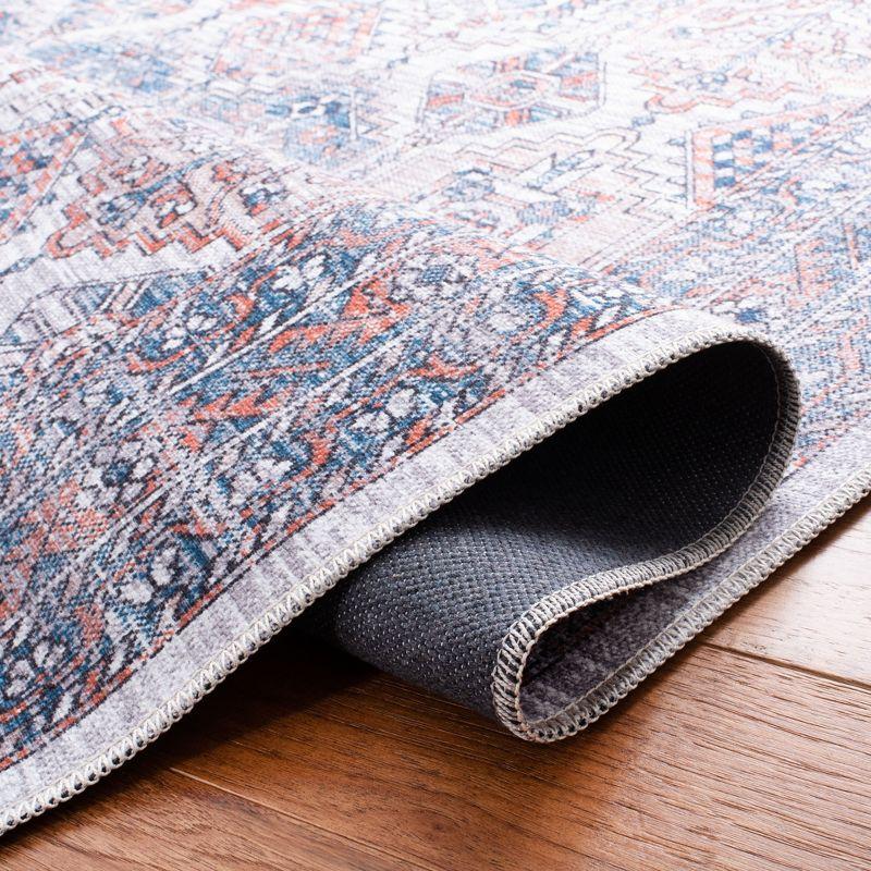 Serapi SEP520 Power Loomed Machine Washable Runner Rug - Ivory/Rust - 2'x9' - Safavieh.