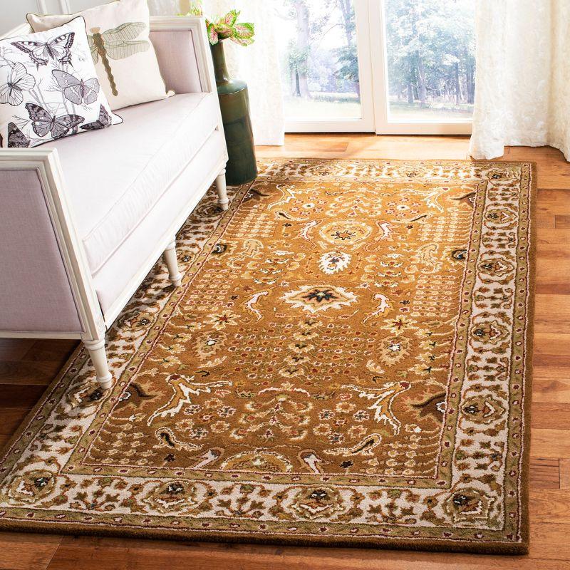 Chattooga Oriental Hand-Tufted Wool Gold Area Rug