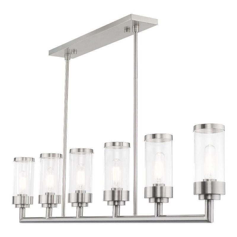 Livex Lighting Hillcrest 6 - Light Chandelier in  Brushed Nickel