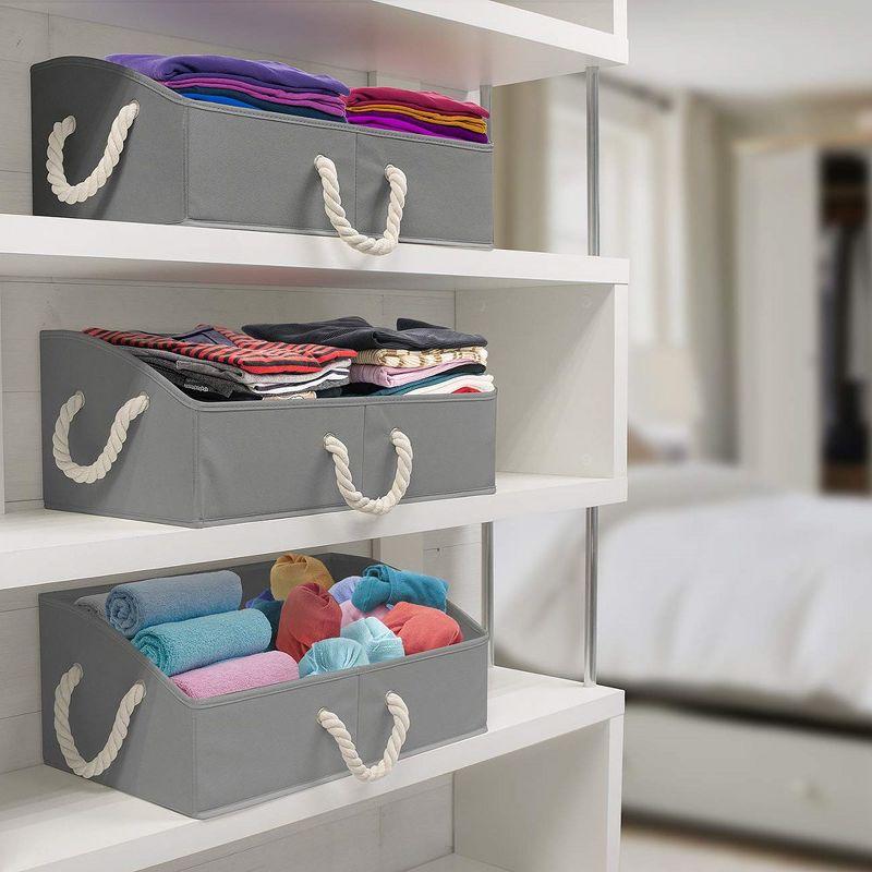 Sorbus Trapezoid Fabric Storage Box