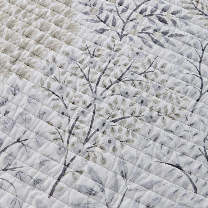 English Forest Natural  Quilted Throw - Levtex Home