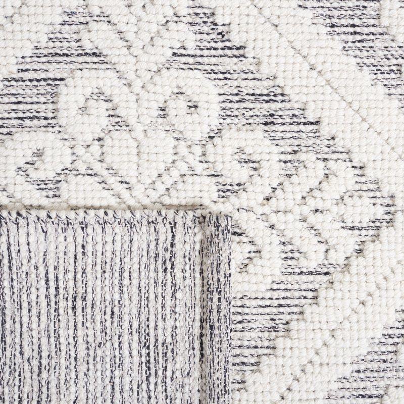 Vermont VRM306 Hand Woven Area Rug - Ivory/Grey - 5'x8' - Safavieh.