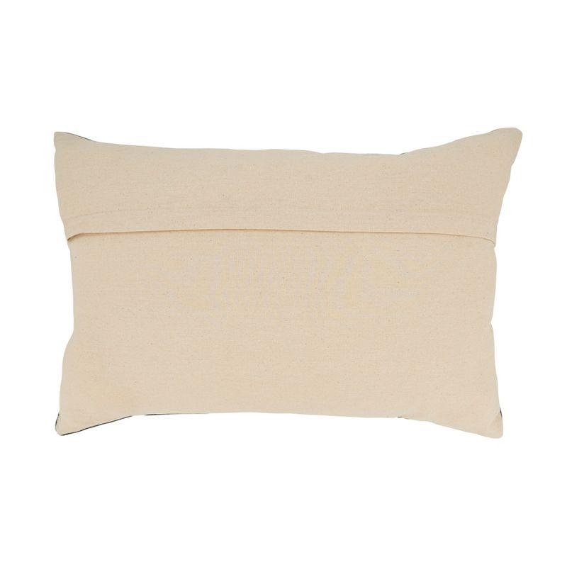 Saro Luxe Embroidered Throw Pillow Cover