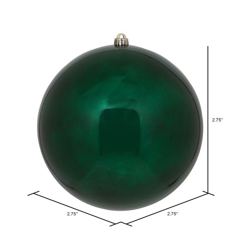 Midnight Green Shatterproof Plastic Ball Ornament Set