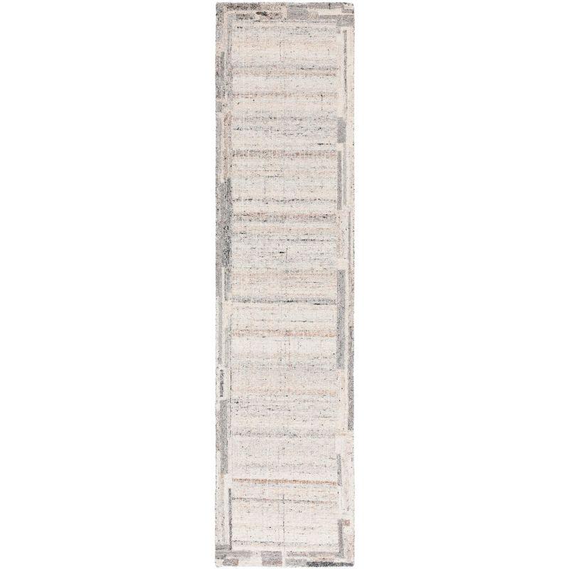 Restoration Vintage RVT801 Hand Tufted Indoor Runner Rug - Grey/Beige - 2'-3"x9' -Safavieh