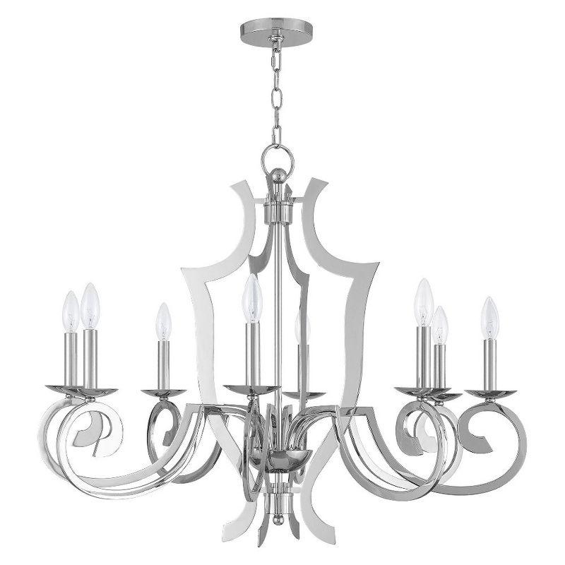 Livex Lighting Aldrich 8 - Light Chandelier in  Polished Chrome