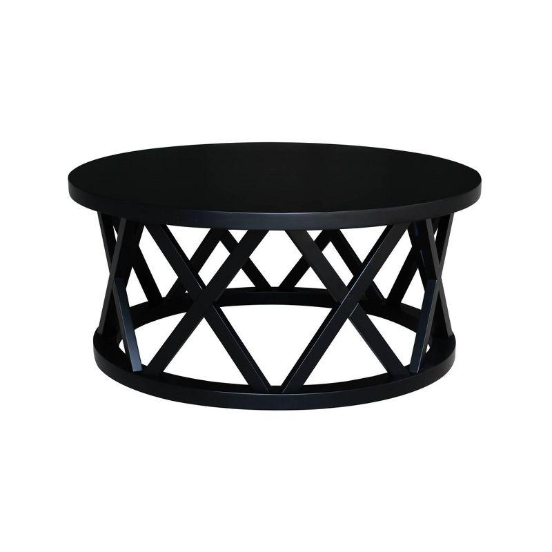 40" Ceylon Round Coffee Table - International Concepts