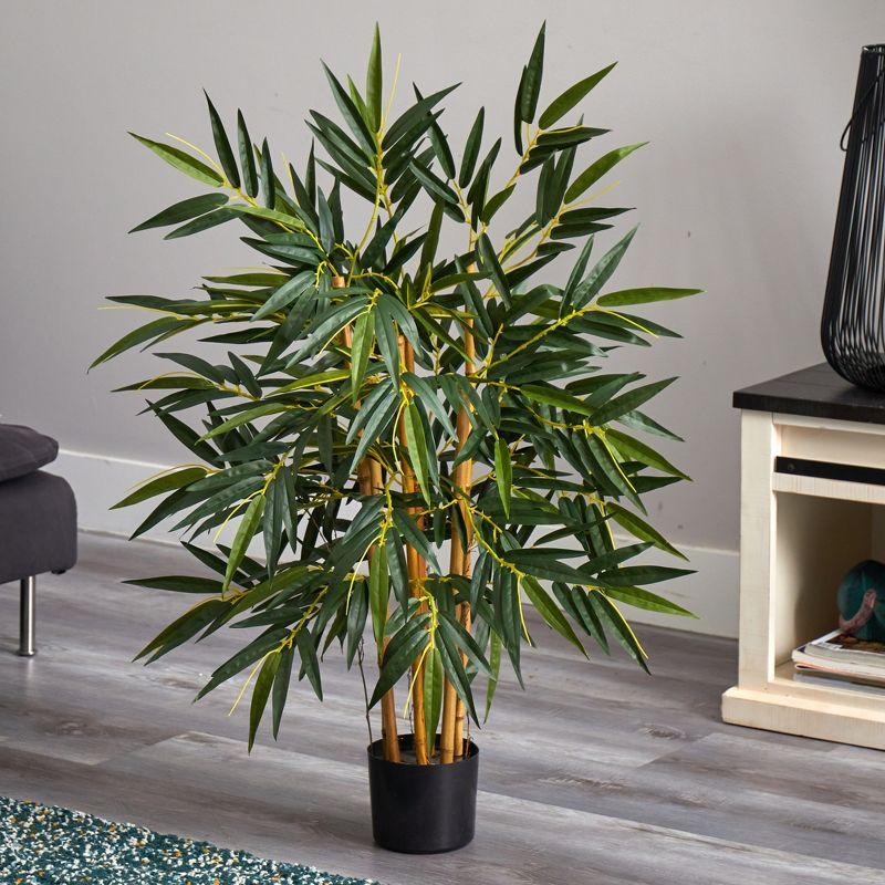 Nearly Natural 3-ft Biggy Bamboo Silk Tree