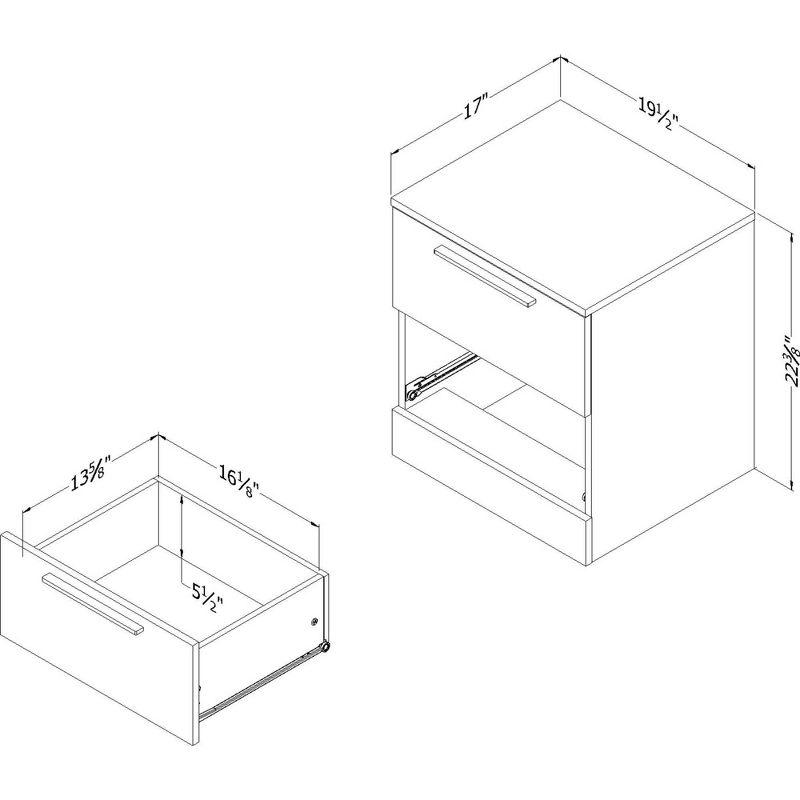 Step One Essential 2 - Drawer Nightstand