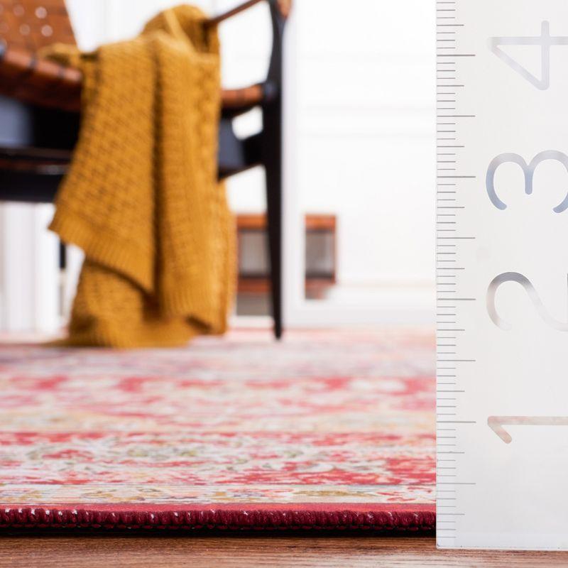 Tucson TSN131 Power Loomed Machine Washable Area Rug - Rust/Gold - 3'x5' - Safavieh.