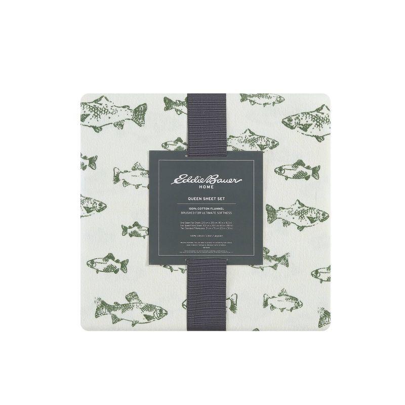 Patterned Flannel Sheet Set - Eddie Bauer