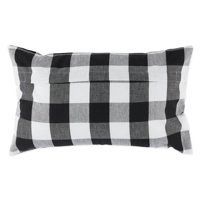 Gingham Check Kitchen Tabletop Bed Plaid Cotton Pillow Cover