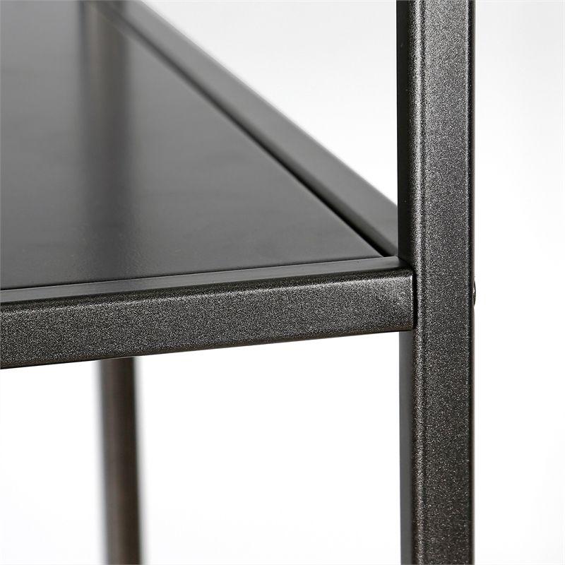 Gunmetal Gray 48" Steel Rectangular Étagère