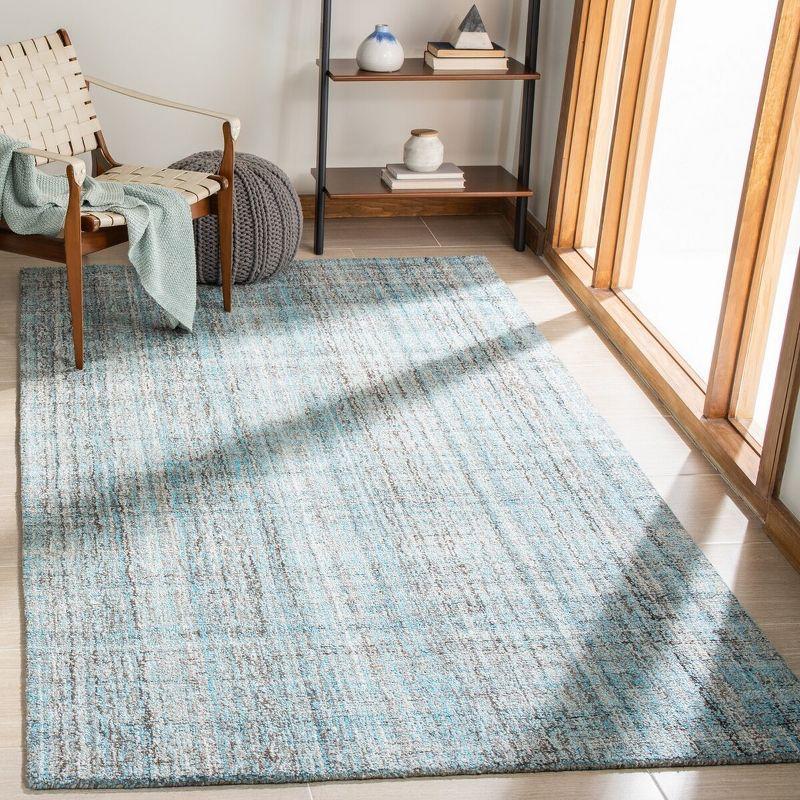 Abstract ABT141 Handmade Indoor Area Rug - Blue/Multi - 4'x6' - Safavieh
