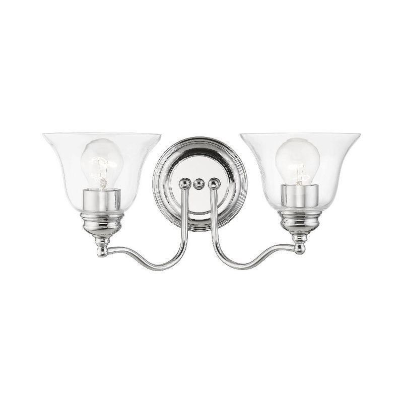 Livex Lighting Moreland 2 - Light Vanity in  Polished Chrome