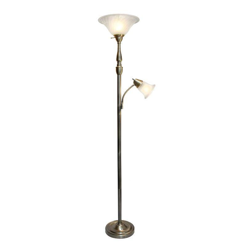 71" 2-Light Mother Daughter Floor Lamp - Elegant Designs