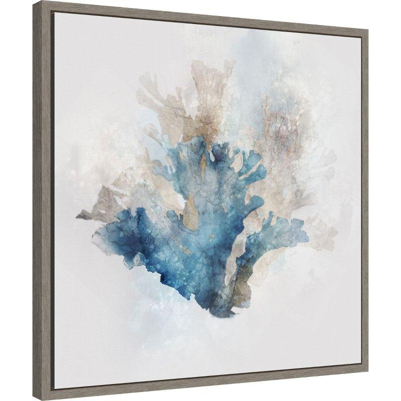 Amanti Art Blue Coral Reef II by Ken Roko Framed Canvas Wall Art