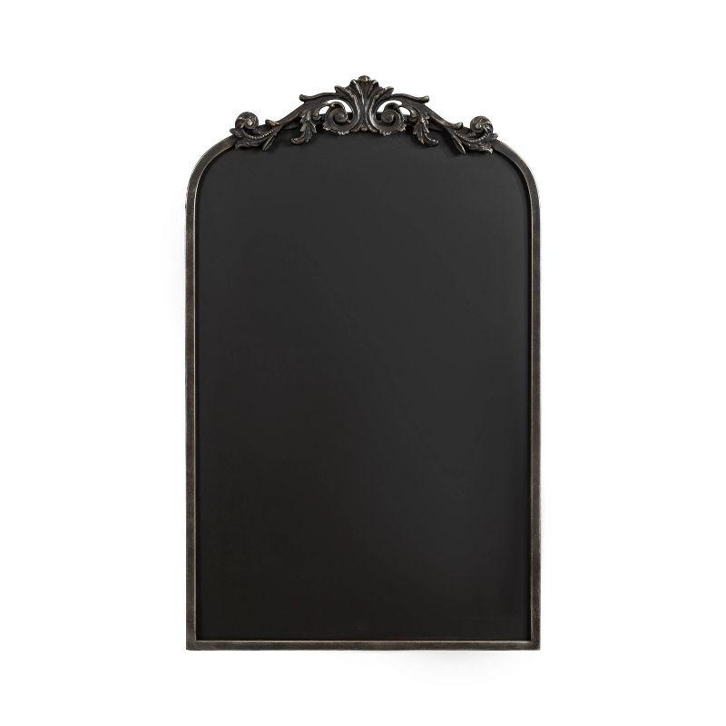 Arendahl Black Ornate Magnetic Chalkboard with Vintage Frame