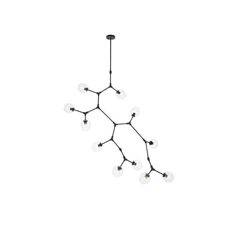 Elegant Lighting Cavoli 11 - Light Chandelier in  Black