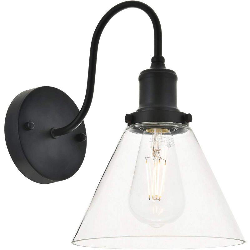 Elegant Lighting Histoire 1 light black Wall Sconce