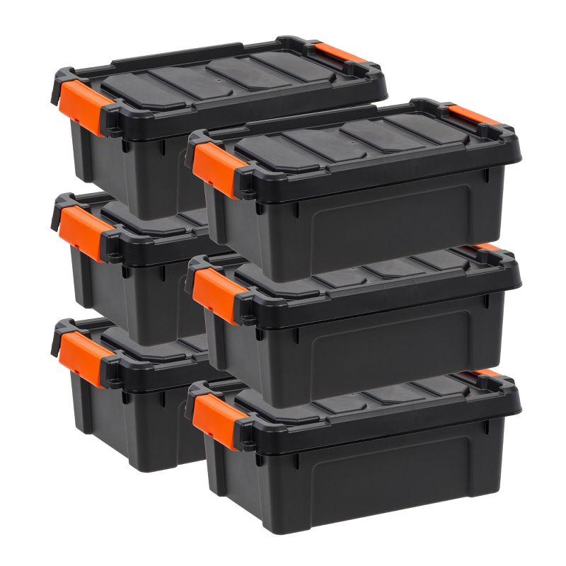 12 Qt./3 Gal. Heavy-duty Stackable Storage Tote