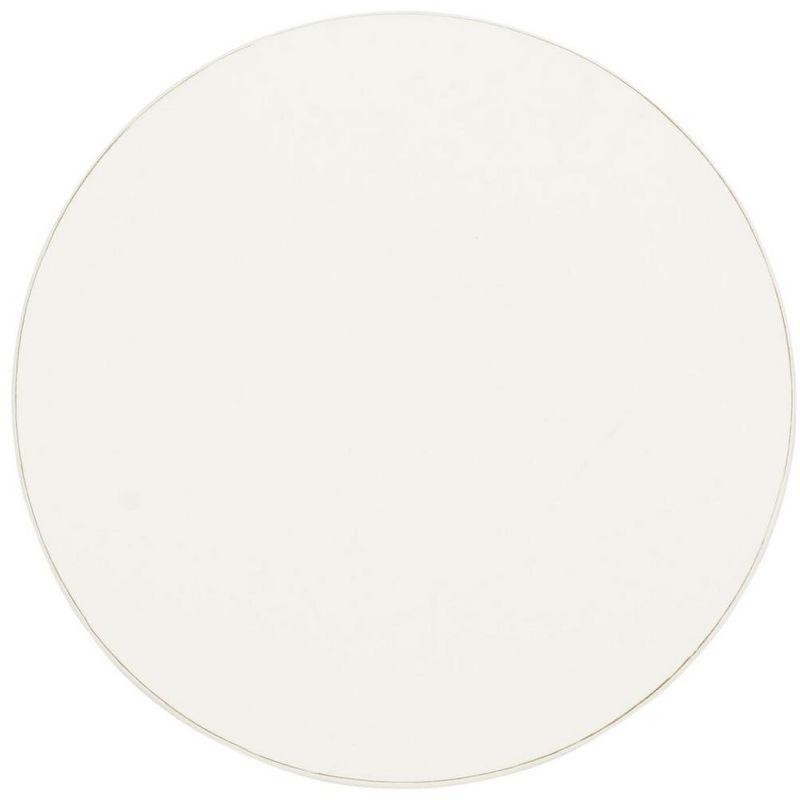 Orion Round Accent Table - Vintage White - Safavieh.
