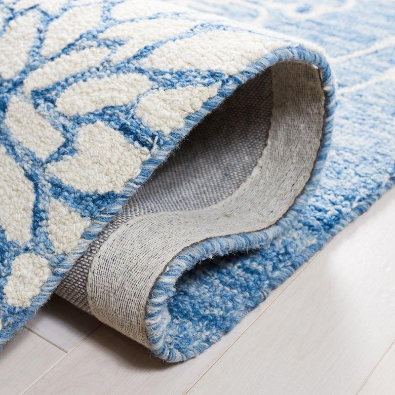 Jardin JAR602 Hand Tufted Area Rug - Blue/Ivory - 5'x8' - Safavieh.
