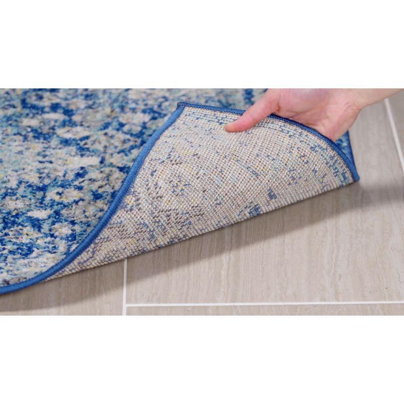 Madison MAD616 Power Loomed Area Rug - Navy/Creme - 6'7"x6'7" - Safavieh.