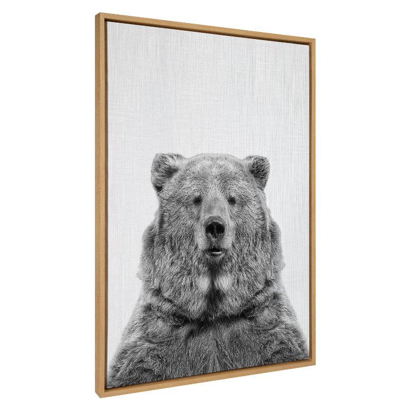 Kate & Laurel All Things Decor 31.5"x41.5" Sylvie Bear European Framed Wall Art by Simon Te of Tai Prints