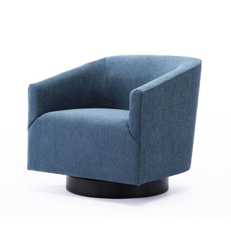 Donovan Upholstered Swivel Barrel Chair