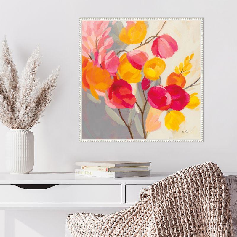 Amanti Art Magenta Bloom I by Silvia Vassileva Canvas Wall Art Print Framed 22 x 22-in.
