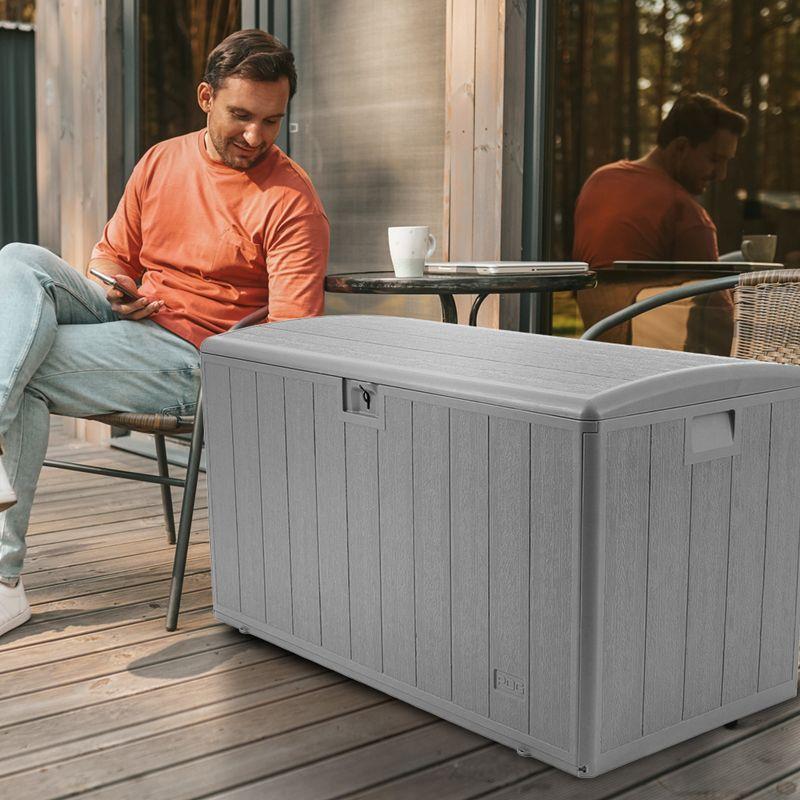 Plastic Development Group Plastic Development Group 48'' W 105 Gallons Water Resistant Resin Deck Box
