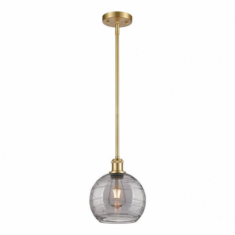 Innovations Lighting Athens Deco Swirl 1 - Light Pendant in  Satin Gold