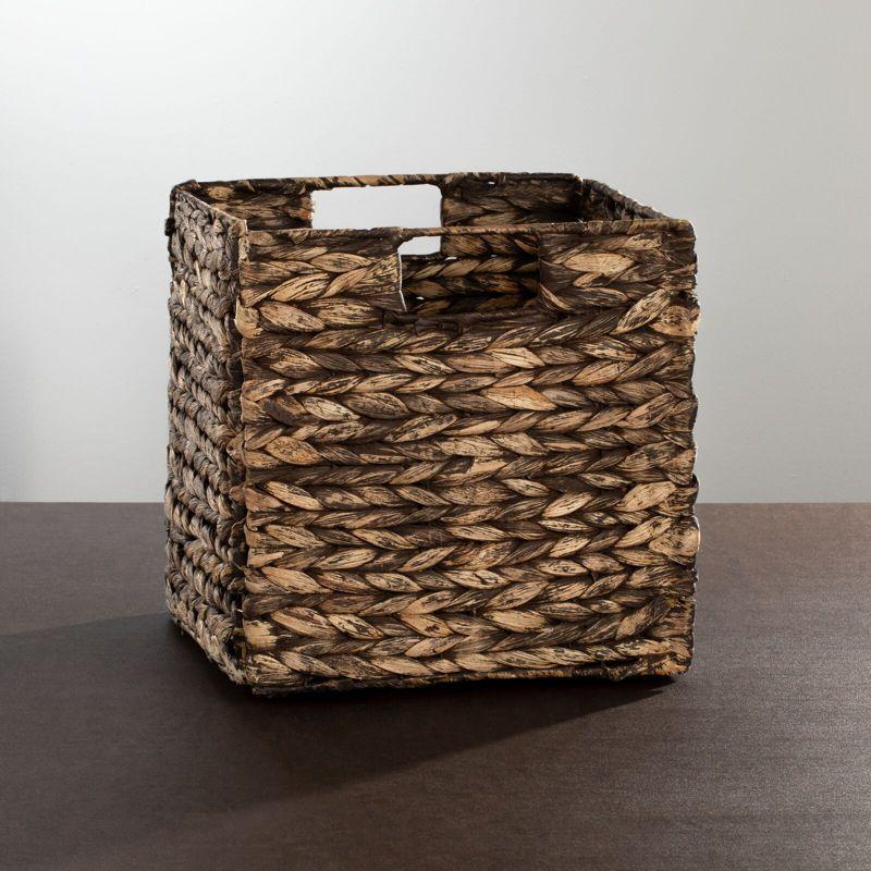 mDesign mDesign Woven Hyacinth Kitchen Storage Organizer Basket Bin