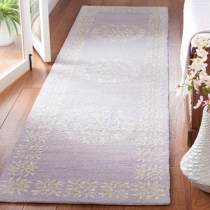Empire EM826 Hand Tufted Runner Rug - Grey/Green - 2'3"x9' - Safavieh.