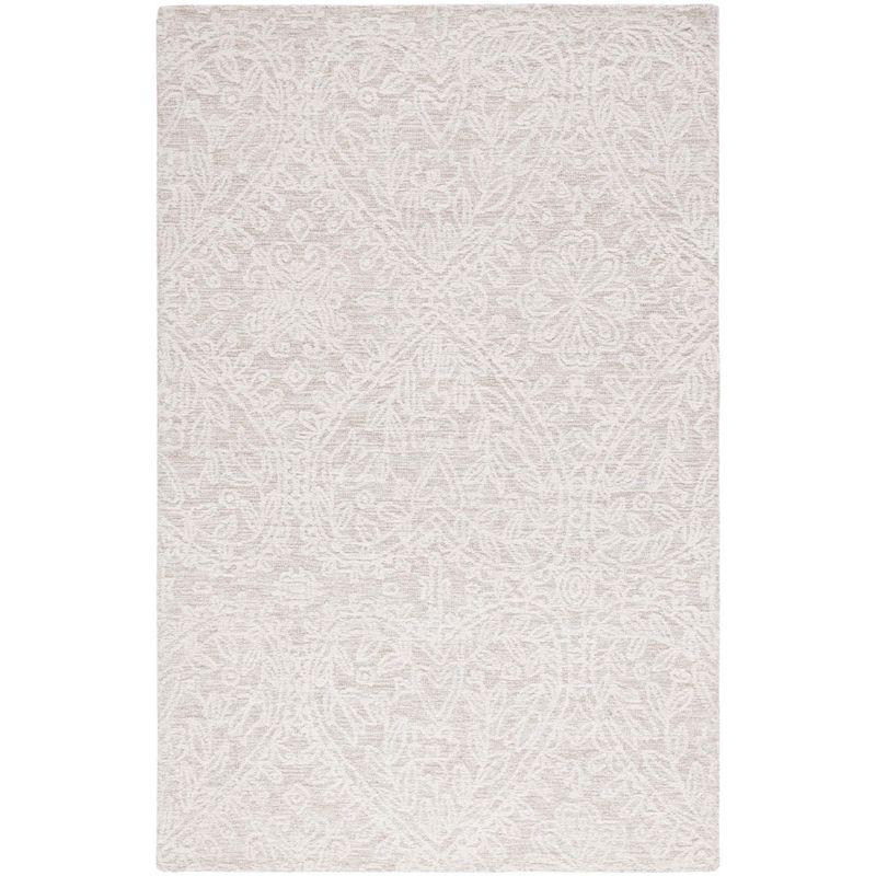 Charlton Home® Bathelda Hand Tufted 80% Wool, 20% Cotton With Cotton Backing Floral Rug