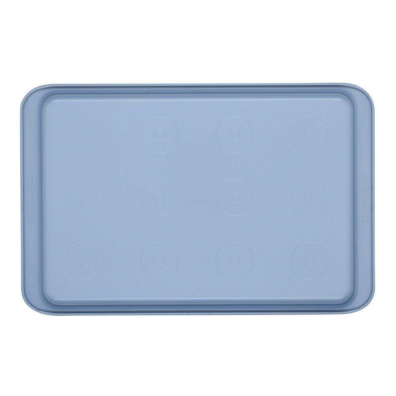 Farberware Easy Solutions Nonstick Bakeware Set, Two Cookie  Pans, Loaf Pan / Bread Pan, Cake Baking Pan, 4 Piece, Blue