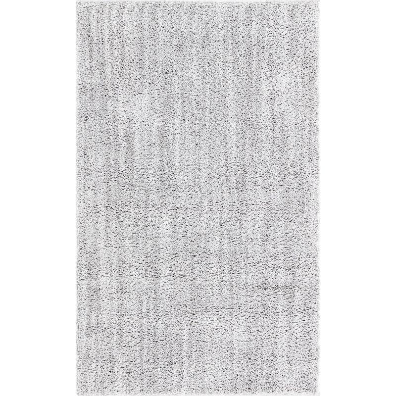 Jill Zarin Shaggy Chic Collection Area Rug - Shaggy (3' 3" x 5' 3" Rectangle Ash Gray)