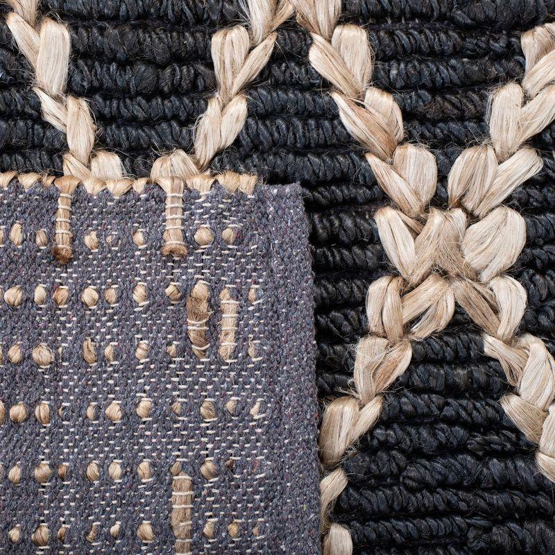 Natural Fiber NF951 Hand Loomed Runner Rug - Charcoal - 2'6"x8' - Safavieh.