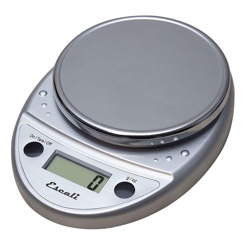 Escali Primo Chrome Digital Kitchen Scale with Tare Function