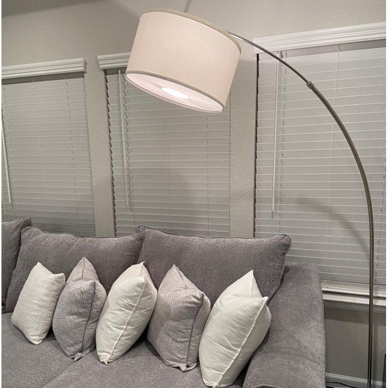 86" Bella Arc Floor Lamp with Marble Base - Ore International