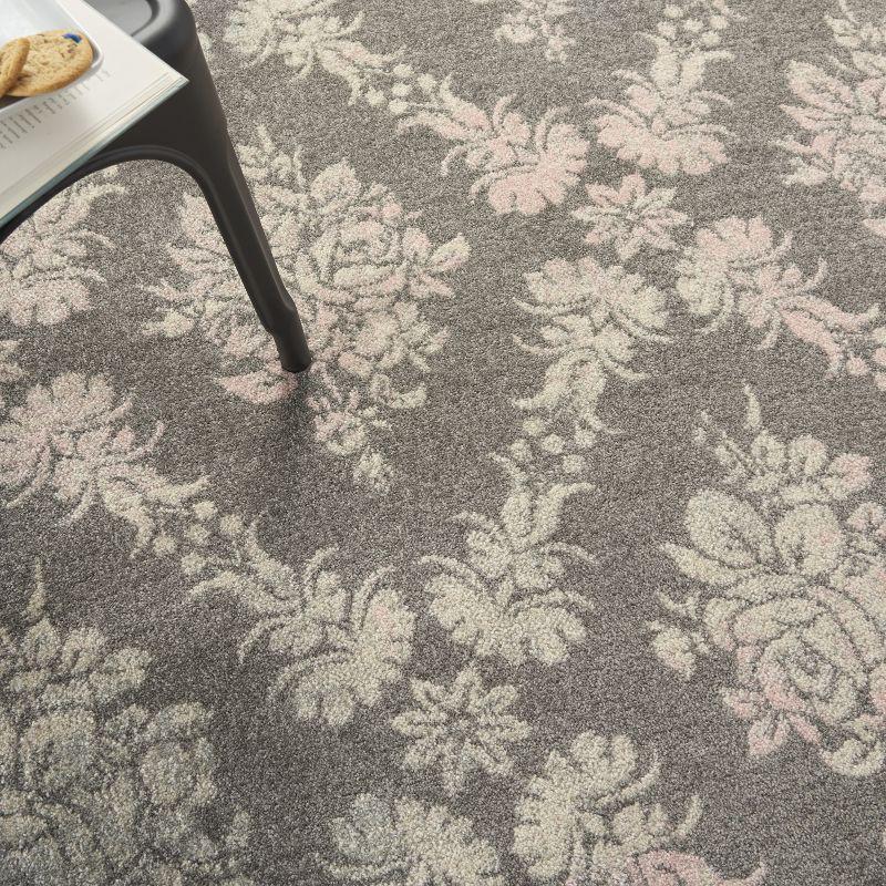 Nourison Tranquil TRA09 Grey/Pink Indoor Area Rug