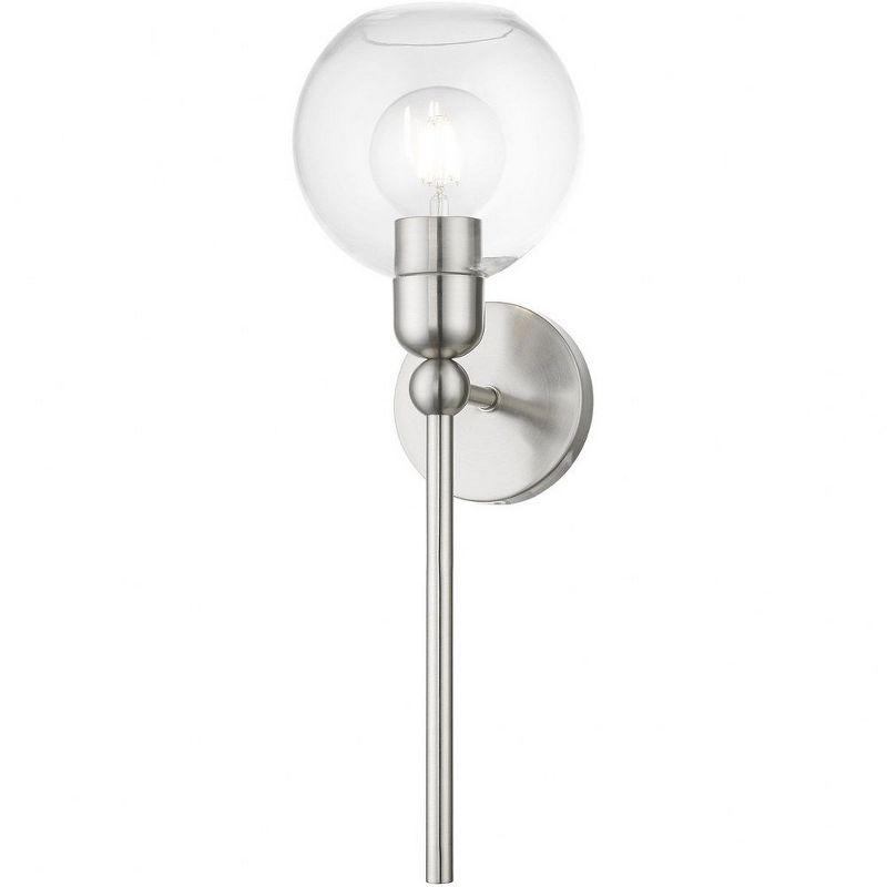 Livex Lighting Downtown 1 - Light Sconce in  Brushed Nickel