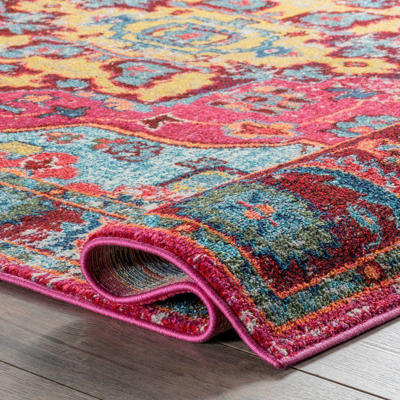 Corbett Vintage Bohemian Medallion 3x5 Multi Area Rug