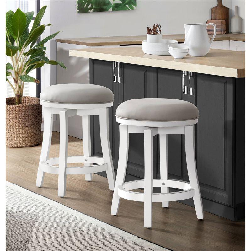 Set of 2 Ellie Counter Height Barstools - Alaterre Furniture