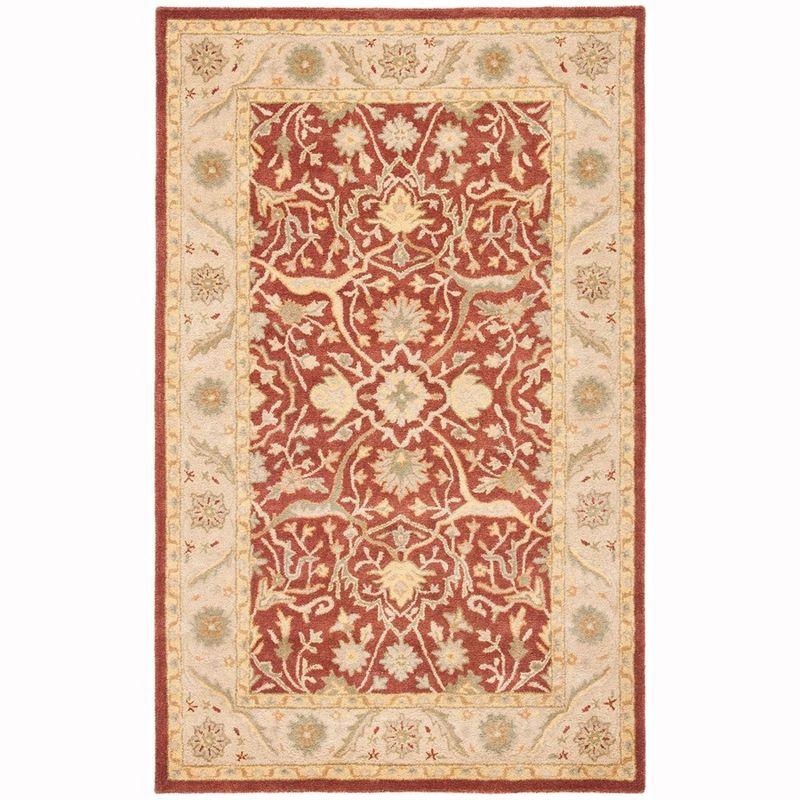 Antiquity AT14 Hand Tufted Indoor Area Rug - Rust - 4'x6' - Safavieh