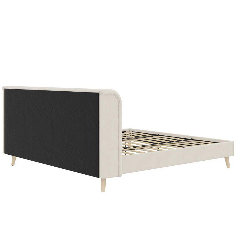 Novogratz Holly King Size Upholstered Platform Bed