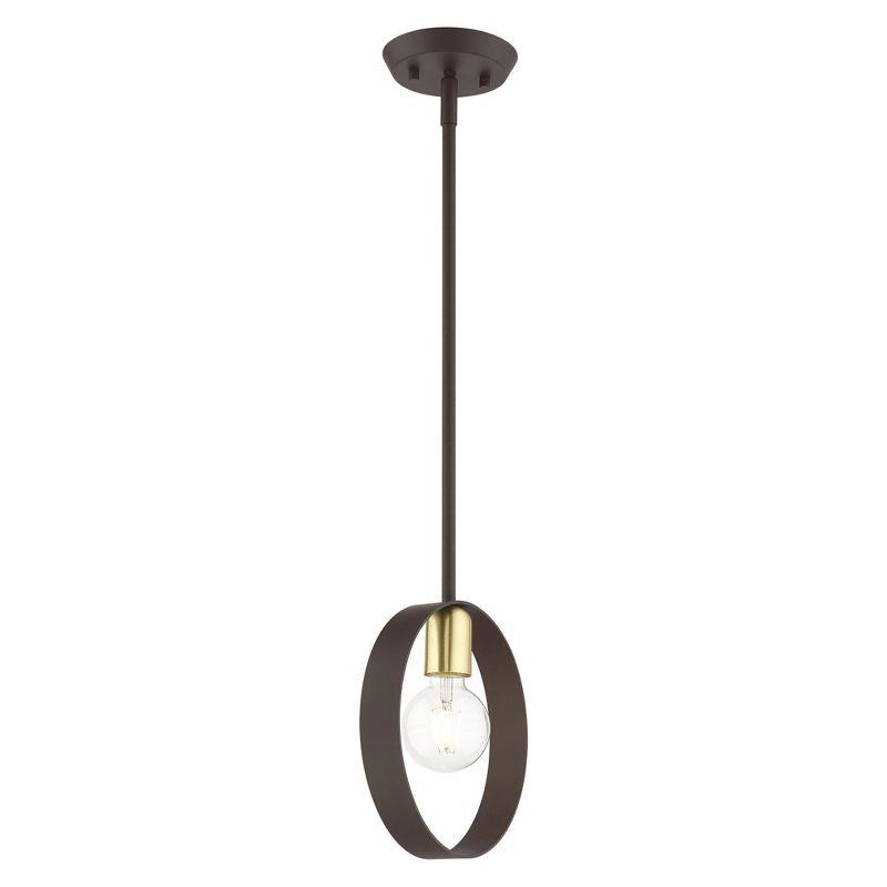 Livex Lighting Modesto 1 - Light Pendant in  Bronze